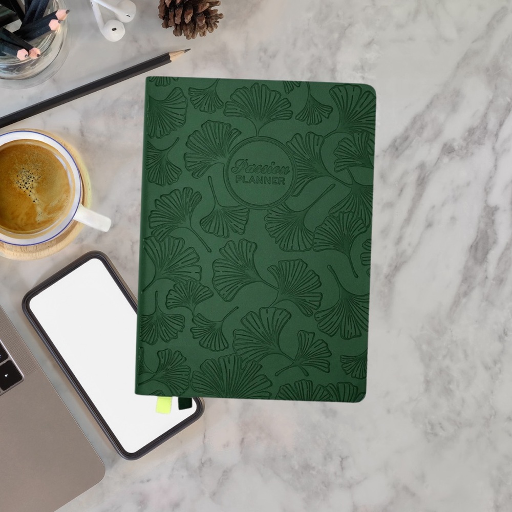 Weekly 2026 Planner - Ginkgo Green